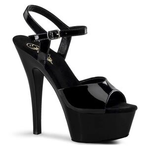 PLEASER 'kiss' platform stilettos